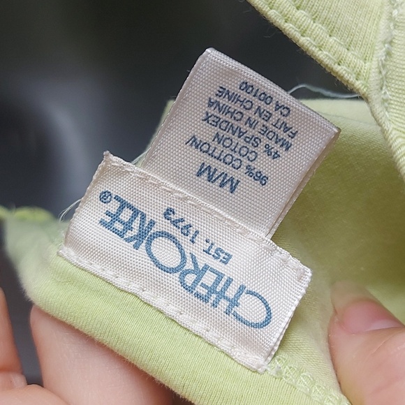 Vintage 90s Cherokee Green Tank Top - Picture 5 of 5